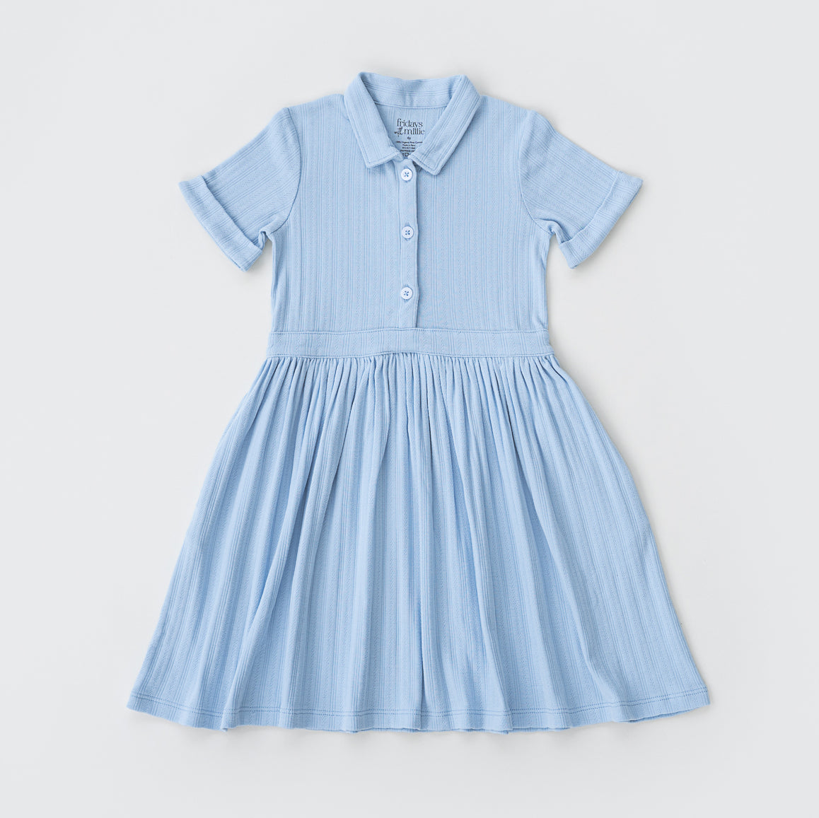 cornflower blue summer dress Petal and Pup Women's Dolores Pleated Maxi Dress