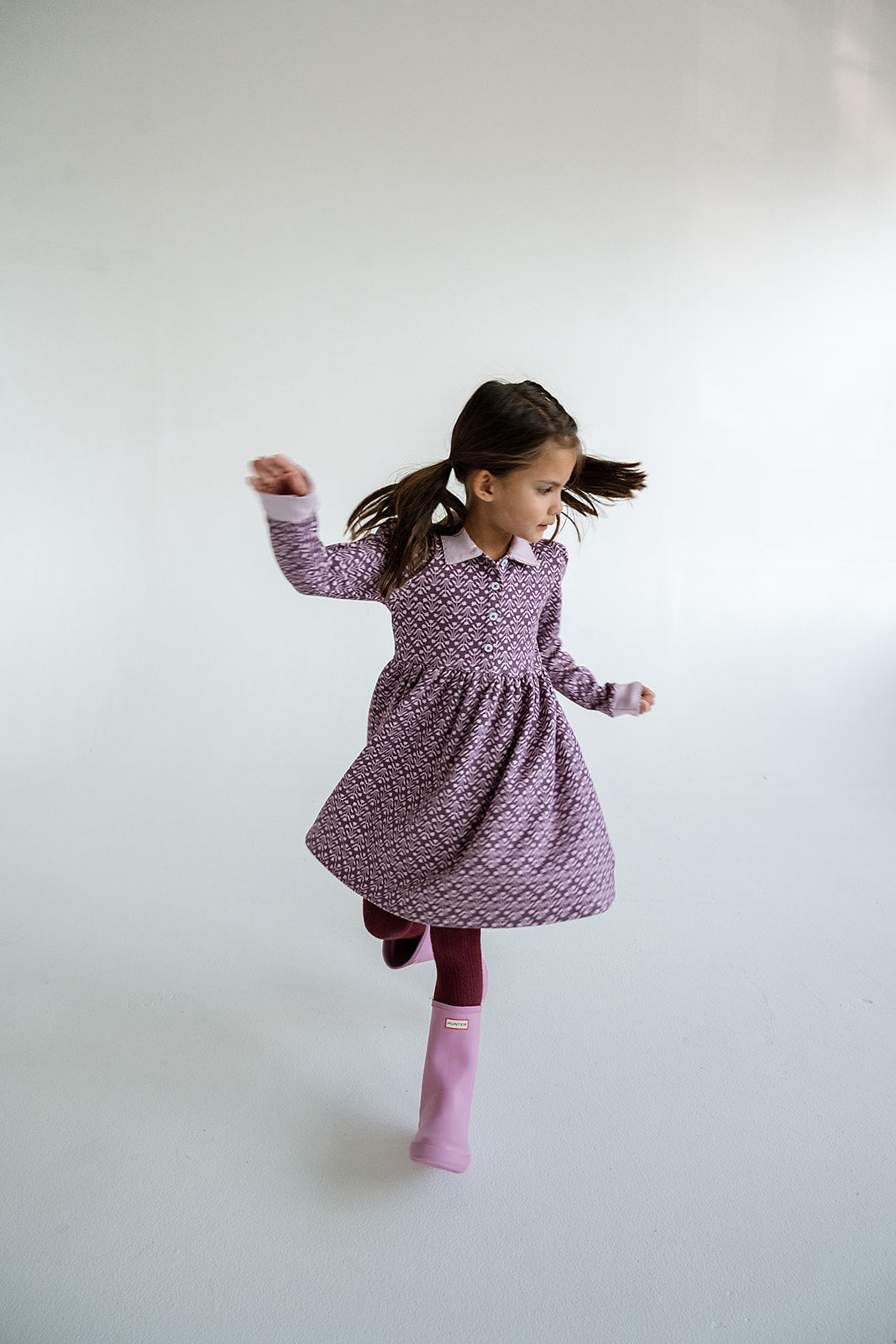 Autumn Afternoon Dress | Orchid in Bloom