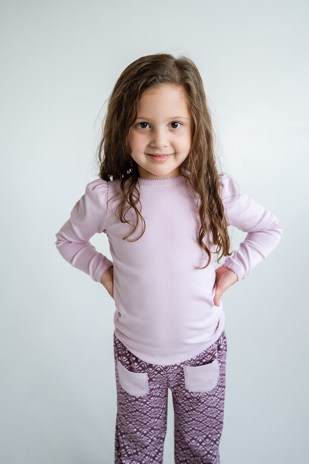 Long Sleeve Beaufort Tee | Orchid