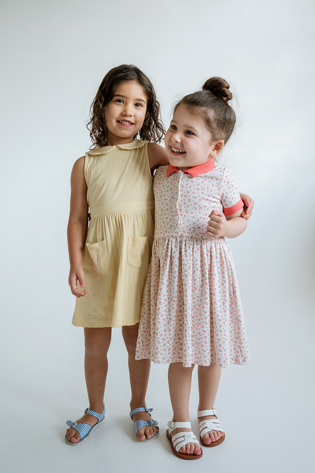 Scallop Collared Dress | Sunshine Pointelle