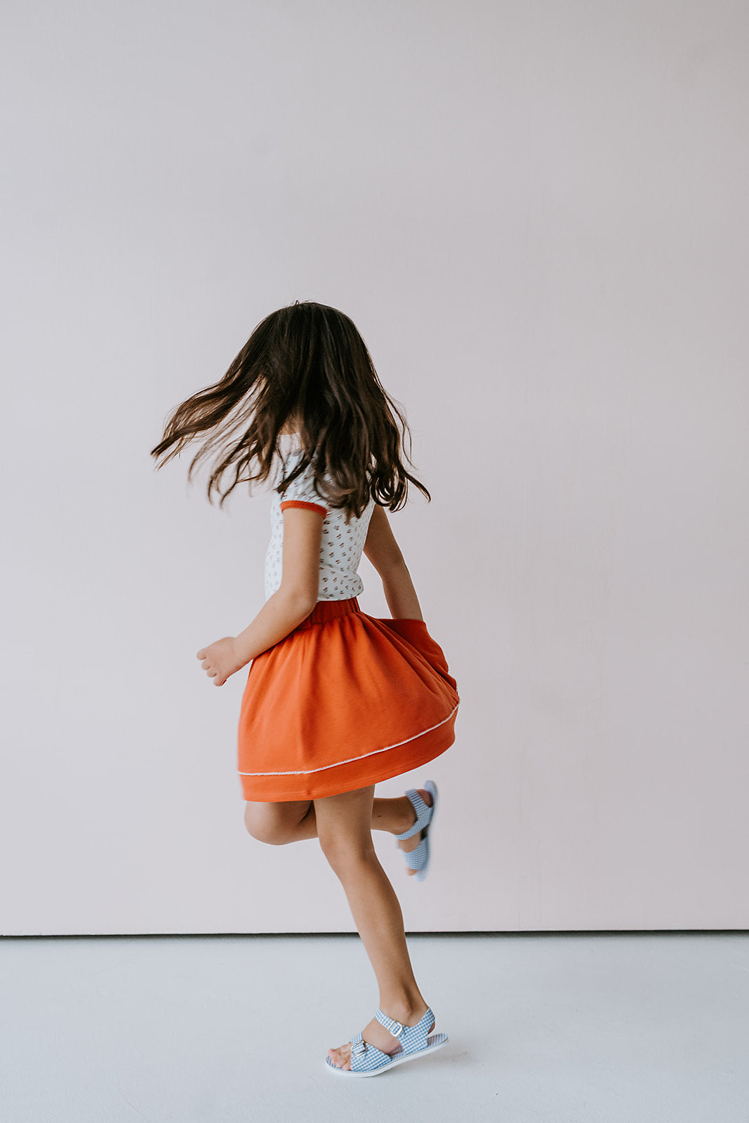 Twirl Skirt in Summer Fig