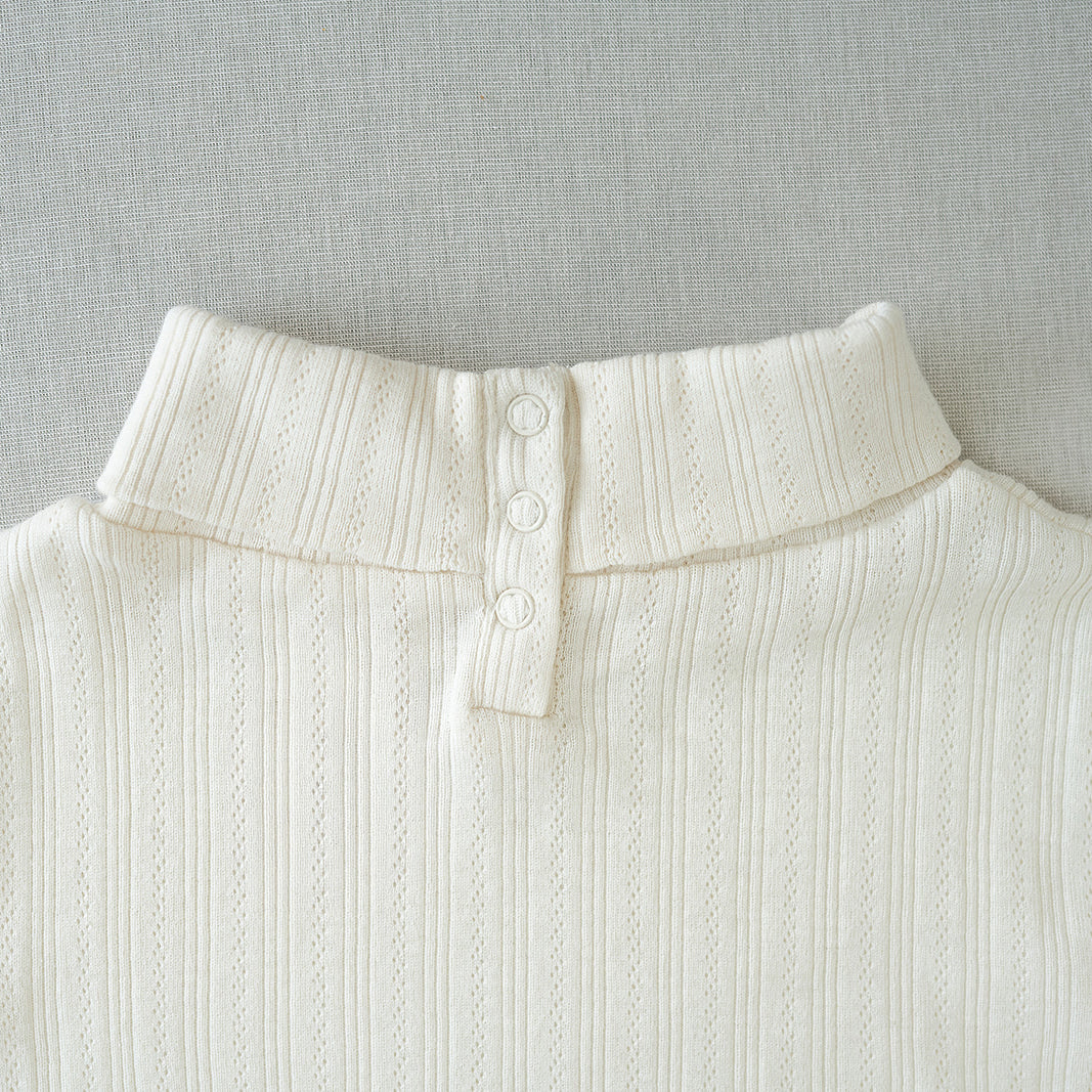 Turtleneck | Pearl Pointelle