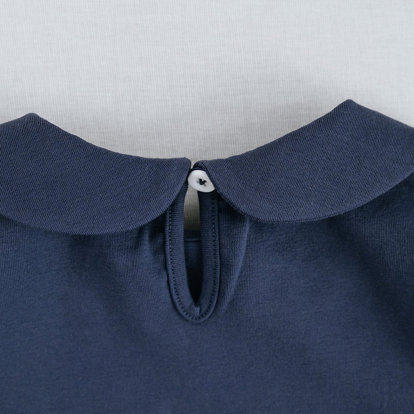 Peter Pan Collar Tee in Midnight