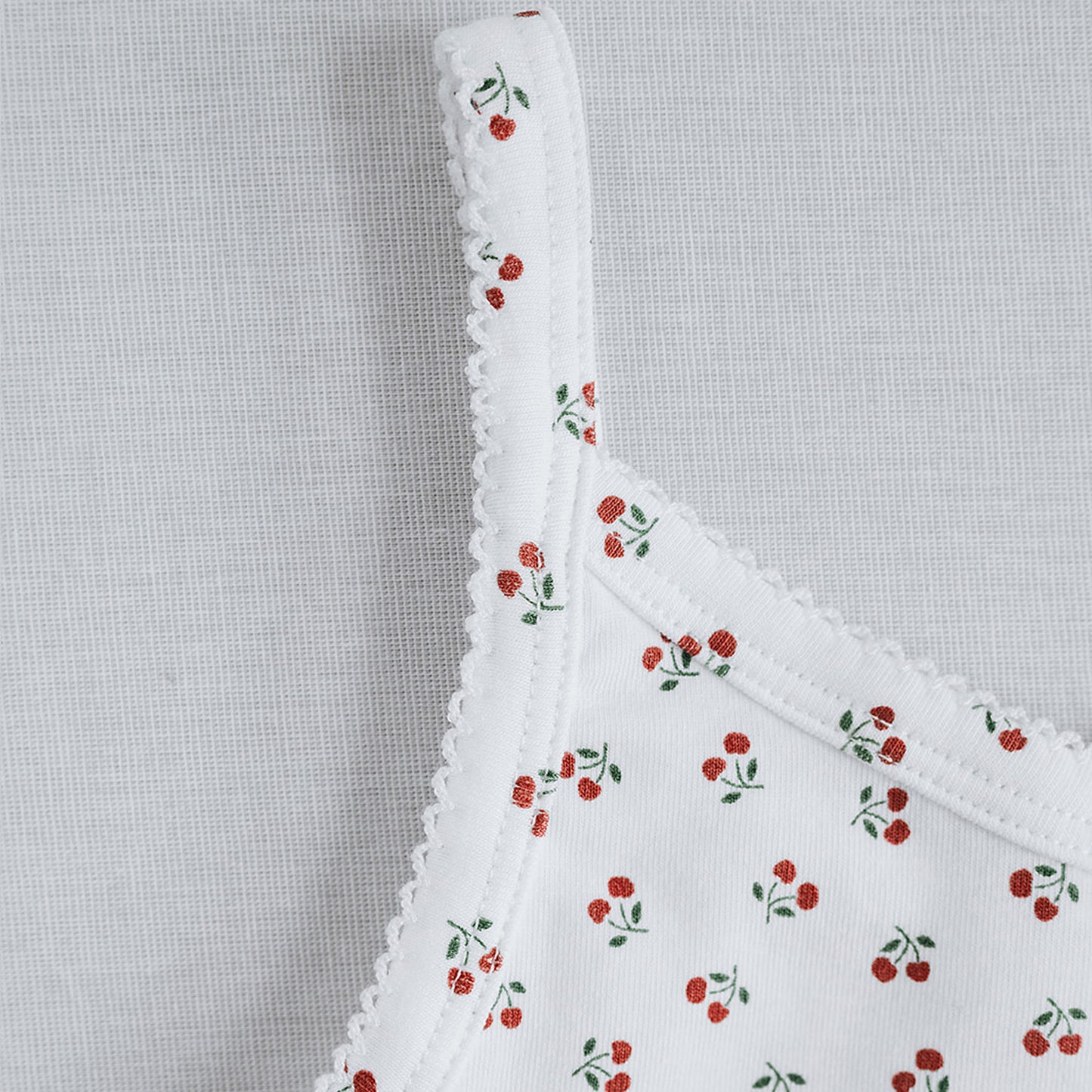 V-neck Cami in Cherry Print