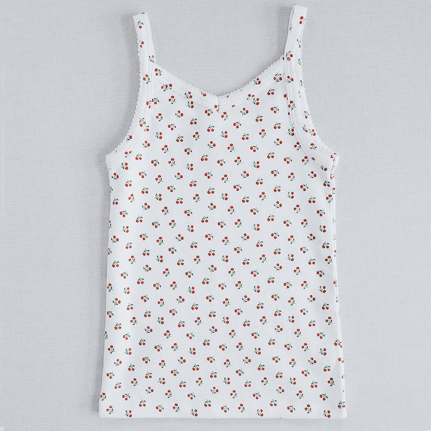 V-neck Cami in Cherry Print