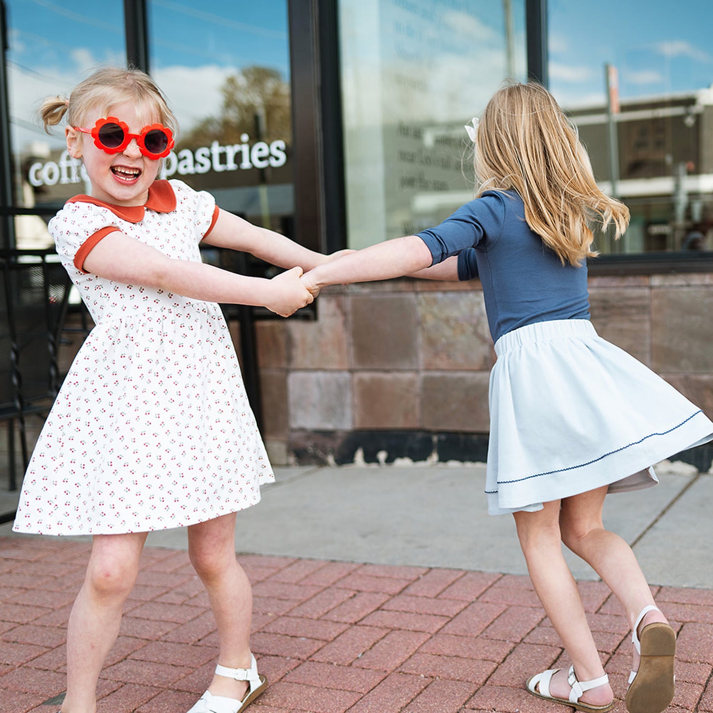 Twirl Skirt in Sky Blue