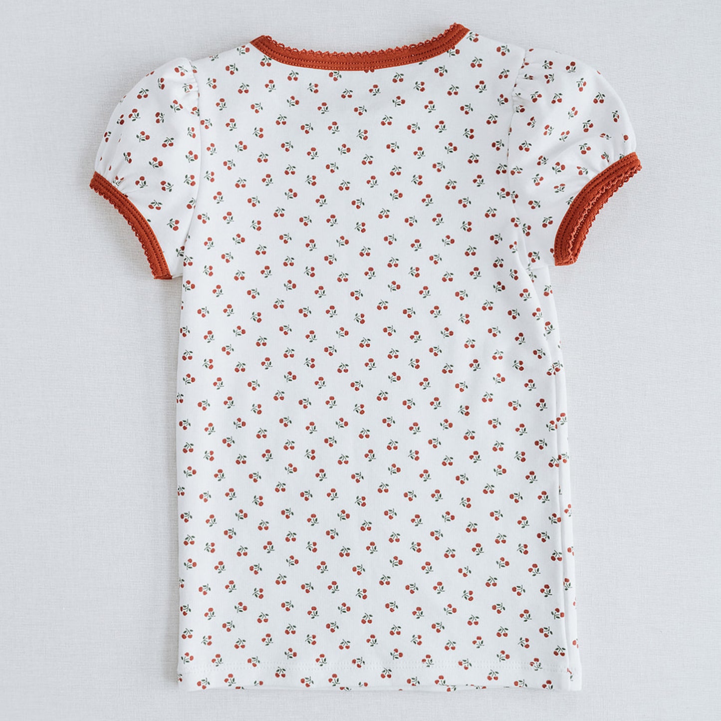 Beaufort Tee in Cherry Print