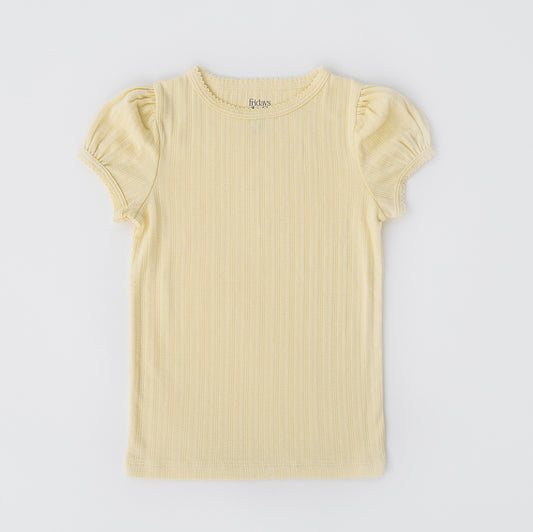 Beaufort Tee | Sunshine Pointelle