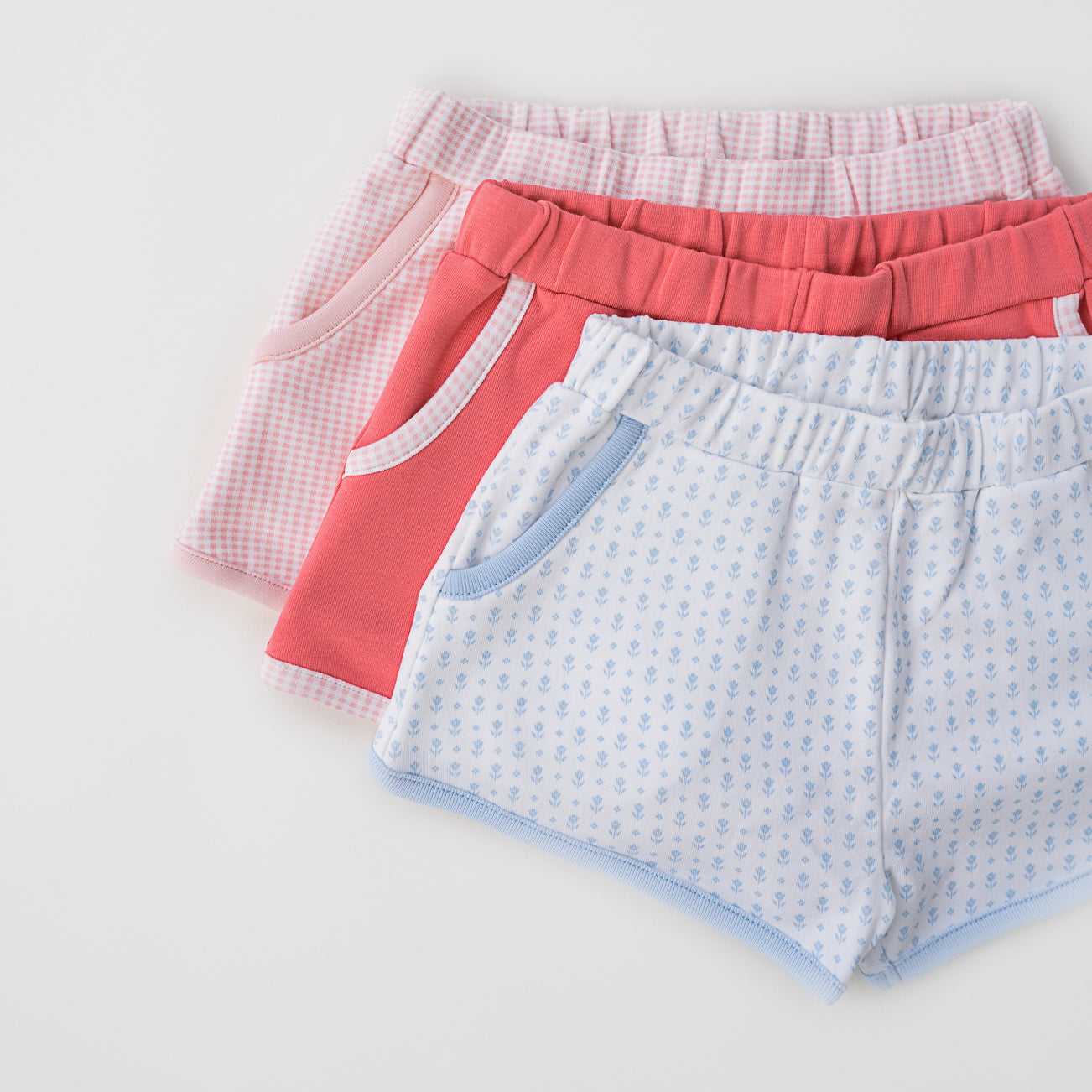 Playground Shorts | Cornflower Tulips