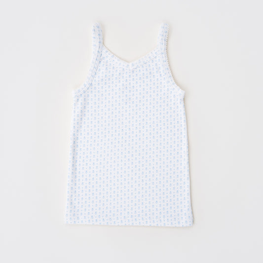 V-Neck Cami | Cornflower Tulips