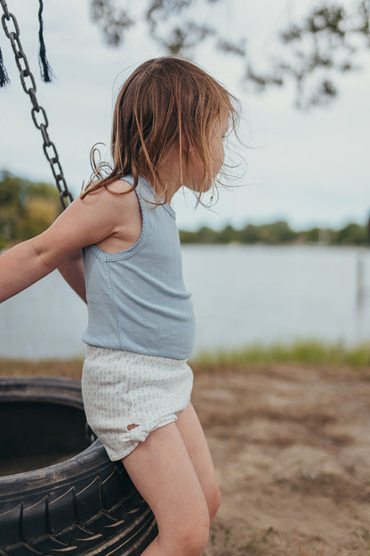 Penny Shorts | Cornflower Tulips