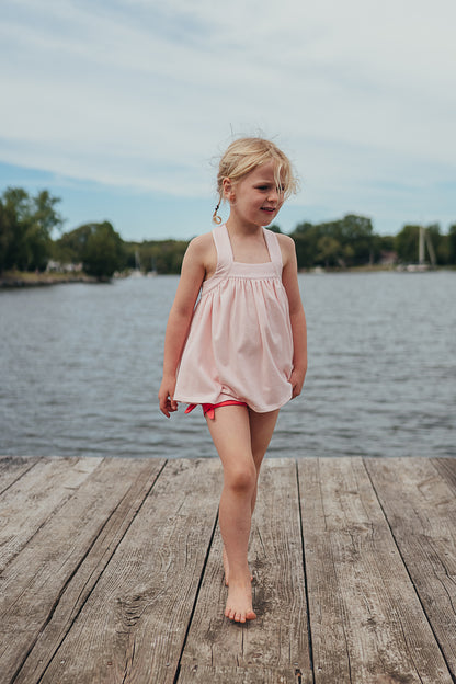 Summer Swing Top | Strawberry Cream Gingham