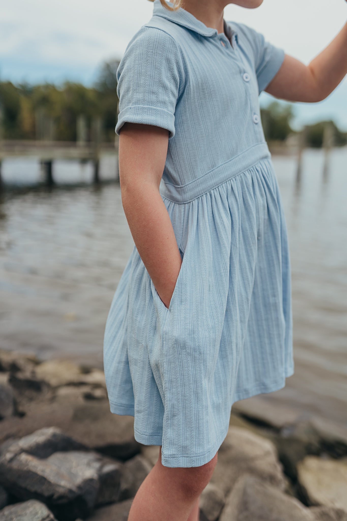 cornflower blue dress Winnie Dress