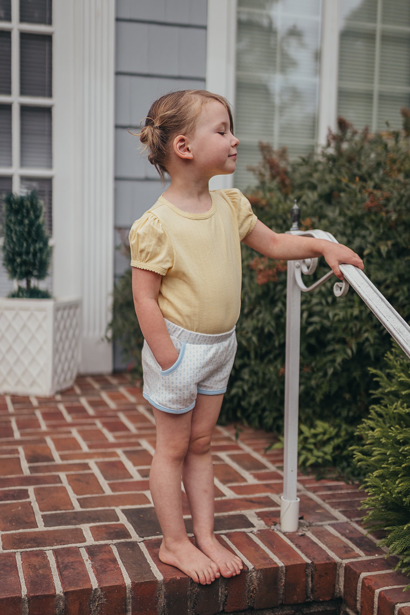 Beaufort Tee | Sunshine Pointelle