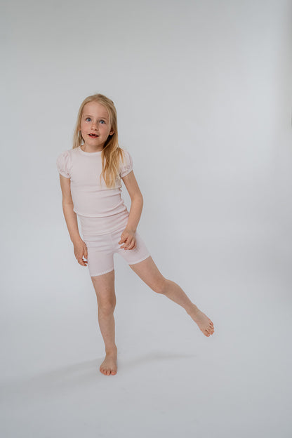 Cartwheel Shorts | Strawberry Cream Gingham