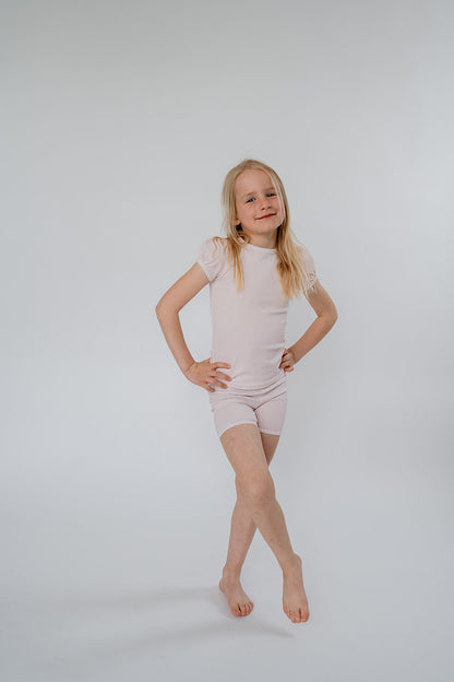 Cartwheel Shorts | Strawberry Cream Gingham