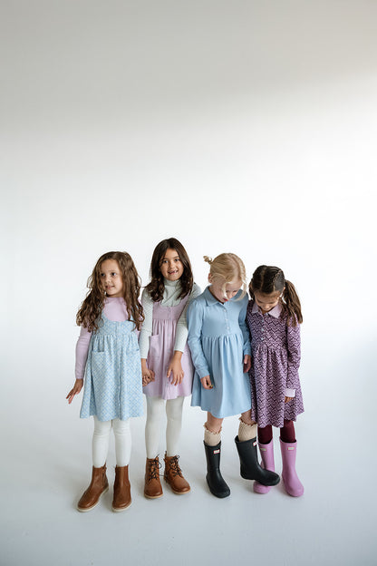 Fable Pinafore | Folk Flower Embroidery