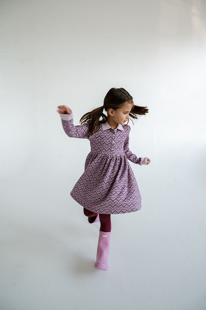 Autumn Afternoon Dress | Orchid in Bloom
