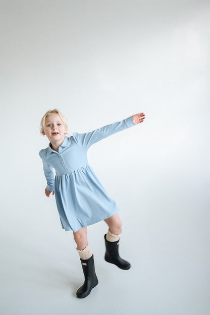 Autumn Afternoon Dress | Dutch Blue