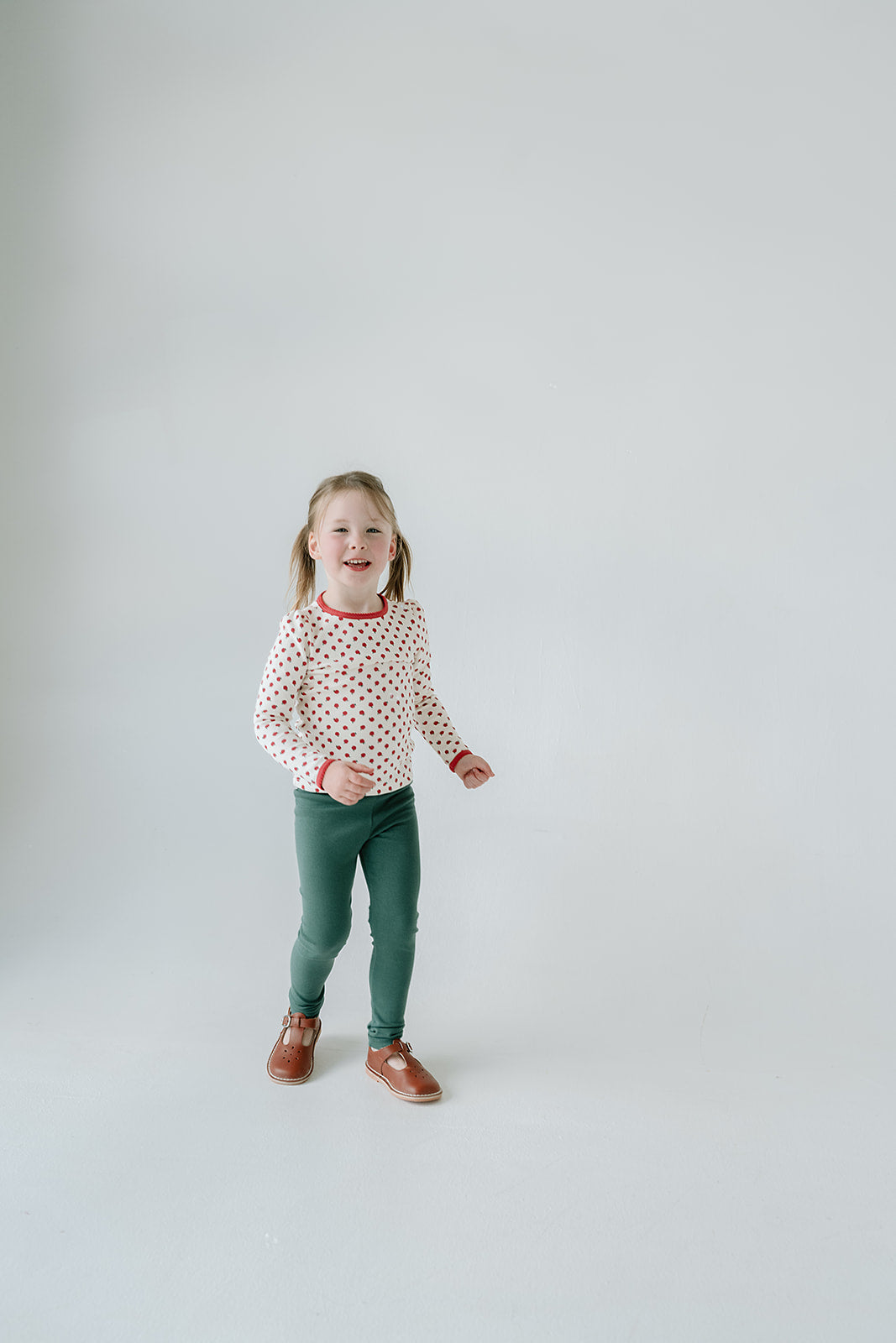 Waffle Long Sleeve Beaufort Tee | Apple Orchard
