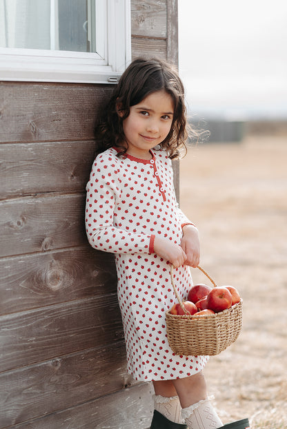 Waffle Cottage Dress | Apple Orchard