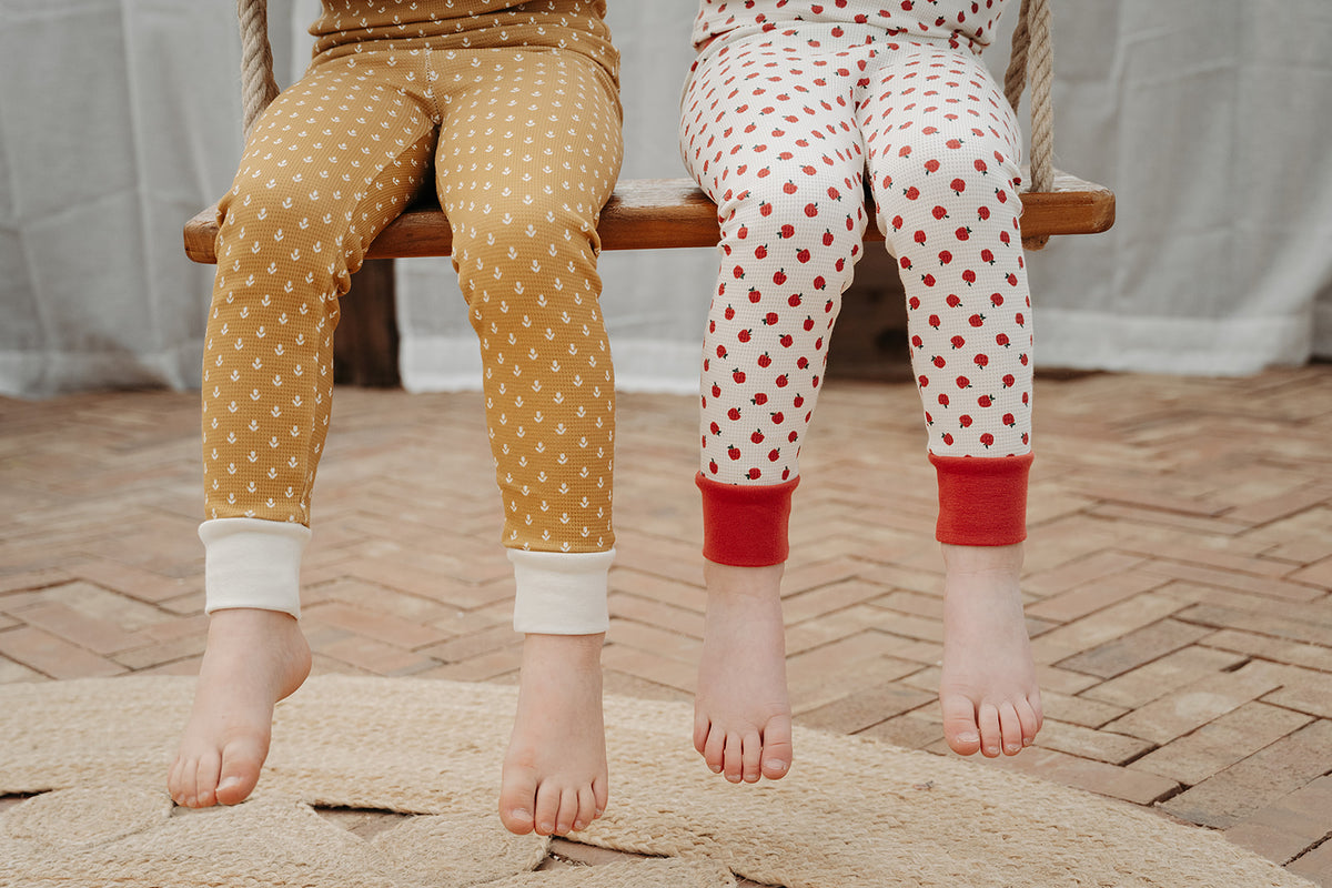 Waffle Leggings | Apple Orchard