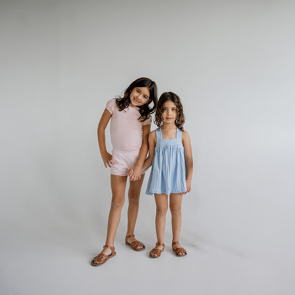 Playground Shorts | Strawberry Cream Gingham