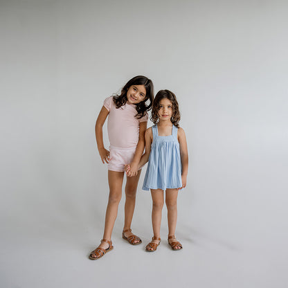 Playground Shorts | Strawberry Cream Gingham