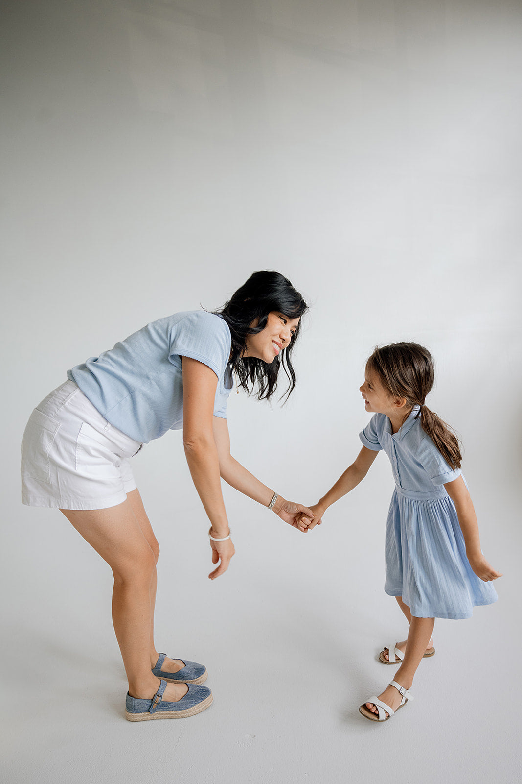 Wren Dress | Cornflower Blue Pointelle
