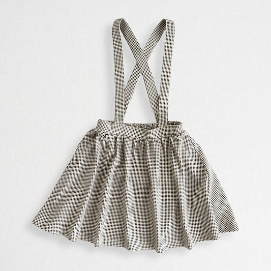 Pinafore | Black and White Gingham