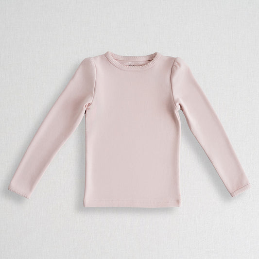 Long Sleeve Beaufort Tee | Misty Rose