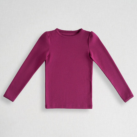 Long Sleeve Beaufort Tee | Raspberry