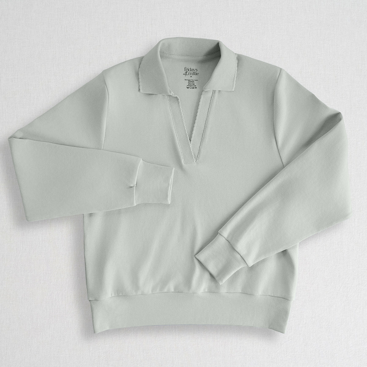 Women's Scallop Collared Pullover | Glacier