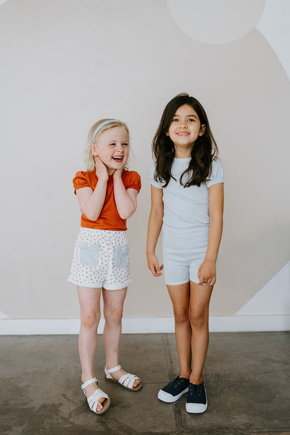 Cartwheel Shorts in Gingham Pattern