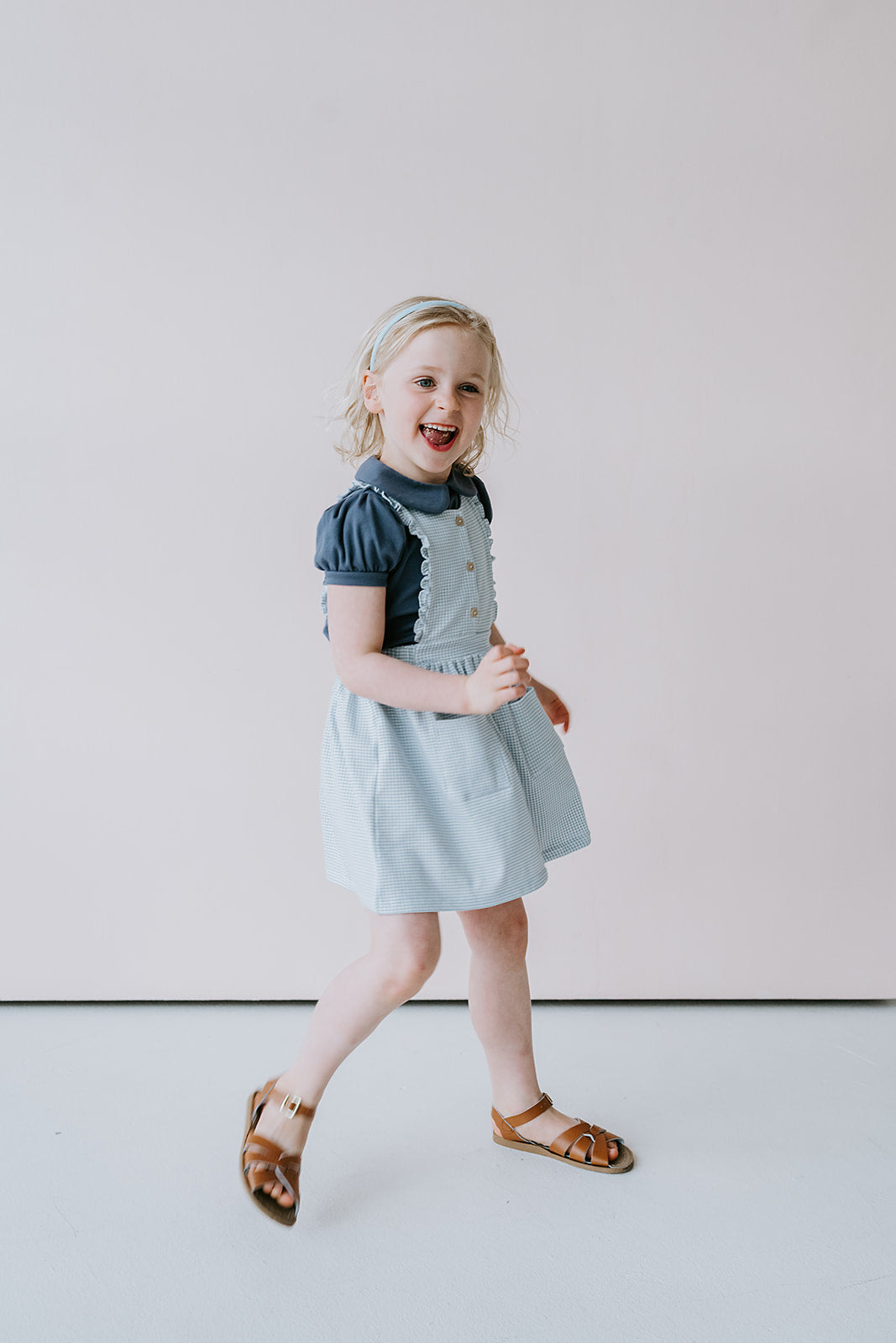 Peter Pan Collar Tee in Midnight