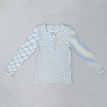 Long Sleeve Henley | Patch Stitch