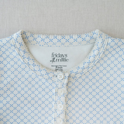 Long Sleeve Henley | Patch Stitch