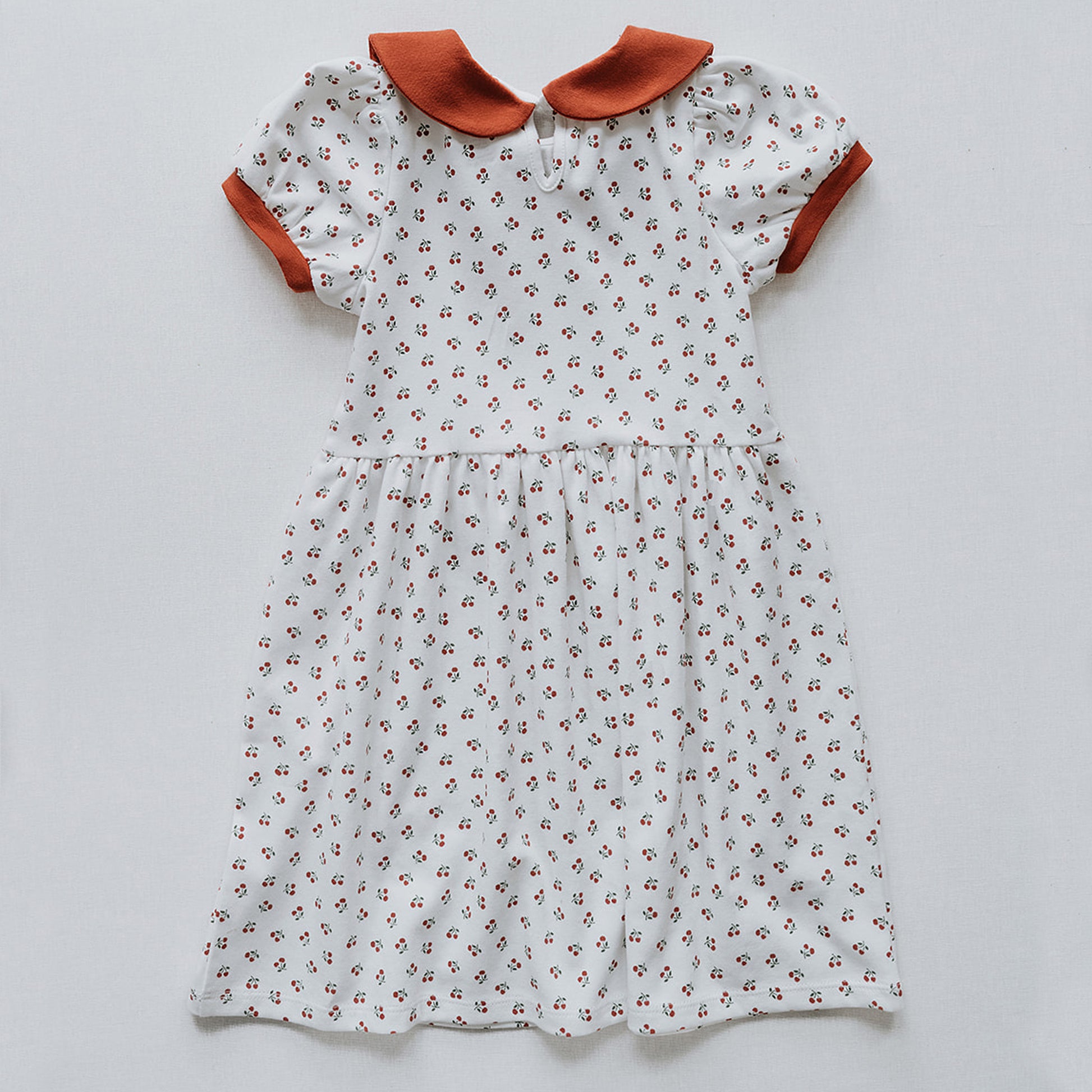 Peter Pan Collar Dress in Cherry Print 8 Peter Pan Collar Dress in Cherry Print 8