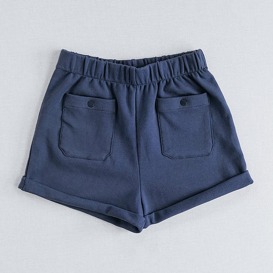 Patch Pocket Shorts in Midnight