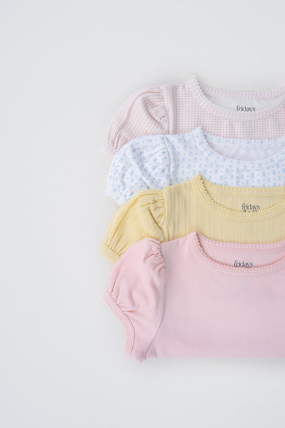 Beaufort Tee | Cornflower Tulips