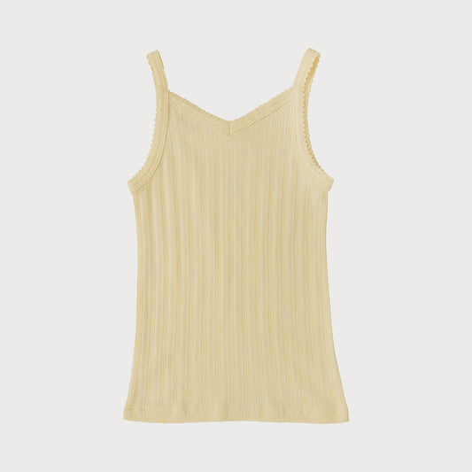 V-Neck Cami | Sunshine Pointelle