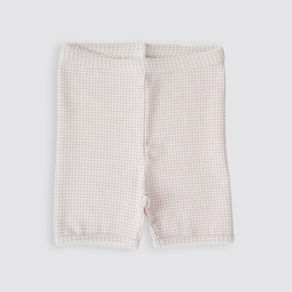 Cartwheel Shorts | Strawberry Cream Gingham