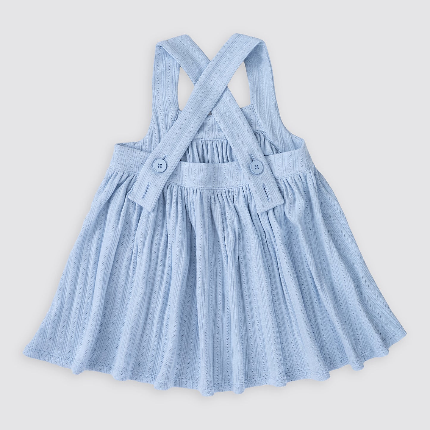 Summer Swing Top | Cornflower Blue Pointelle