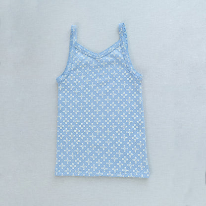 V-Neck Cami | Folk Floral Embroidery