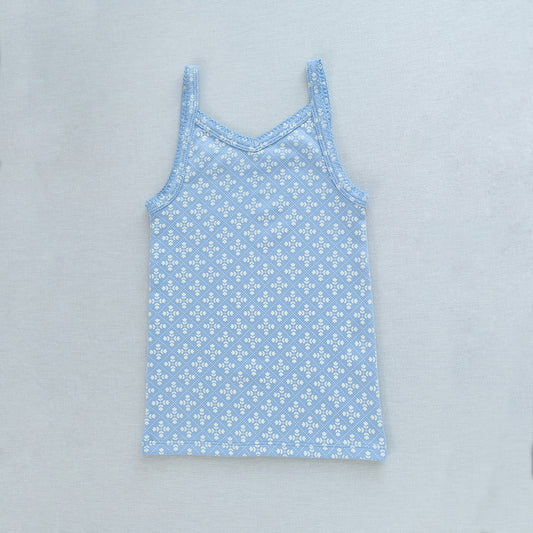 V-Neck Cami | Folk Floral Embroidery