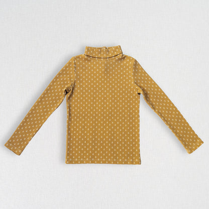 Waffle Turtleneck | Golden Tulip