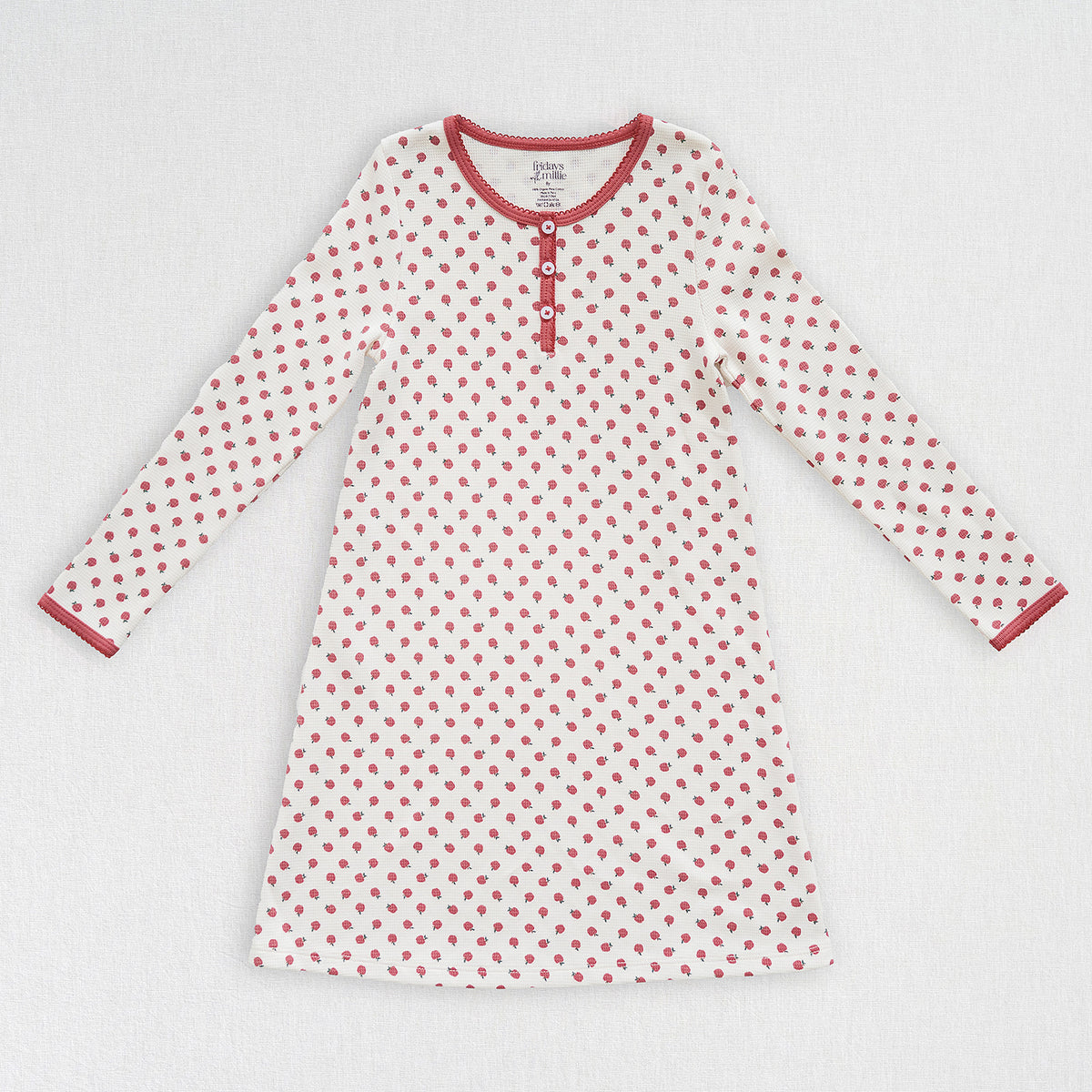 Waffle Cottage Dress | Apple Orchard