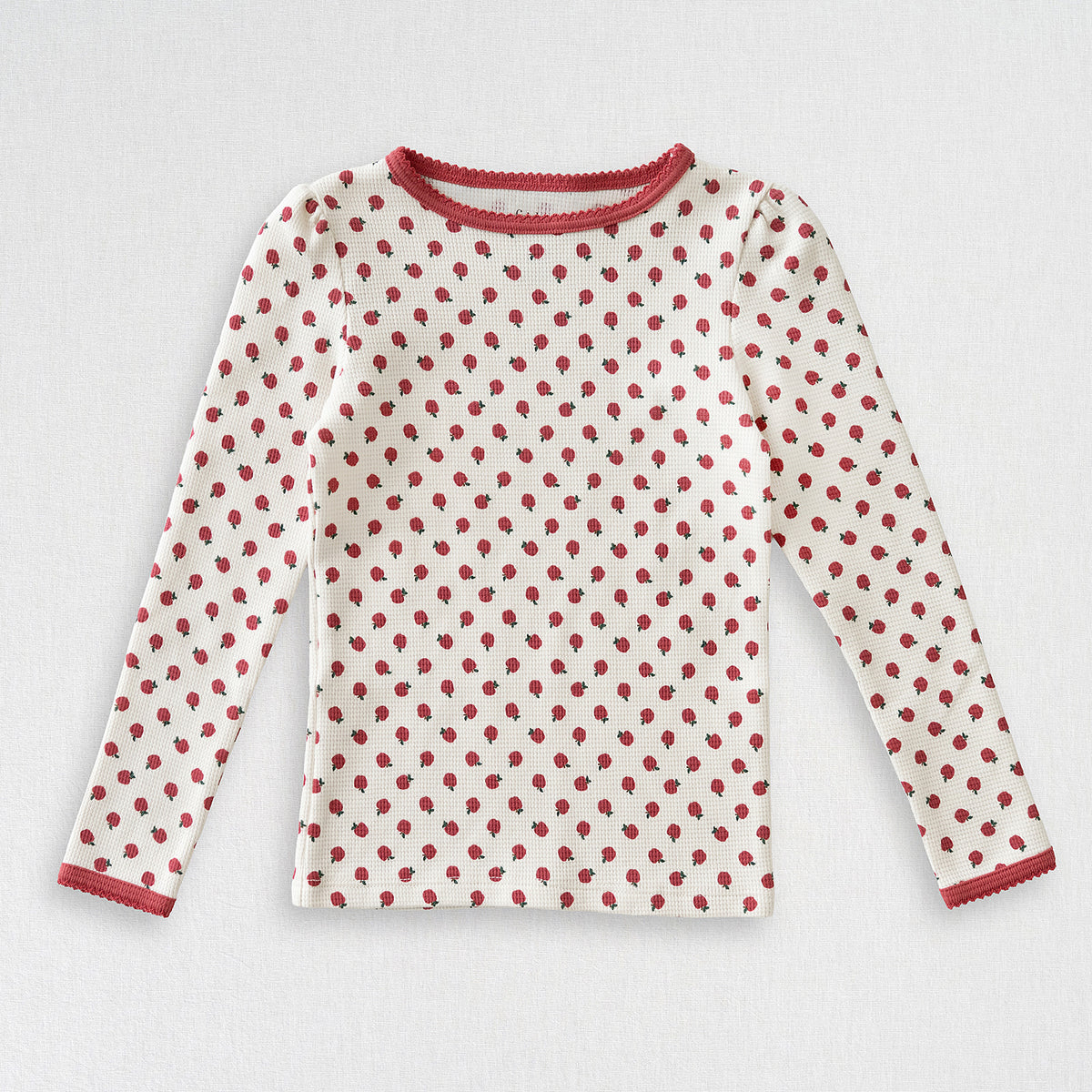 Waffle Long Sleeve Beaufort Tee | Apple Orchard
